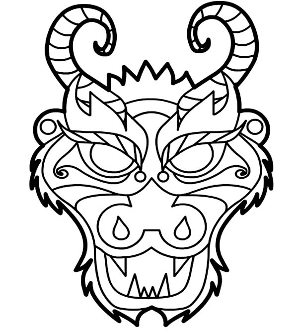 Dragon Boat Festival in Chinese Symbols Coloring Page - NetArt
