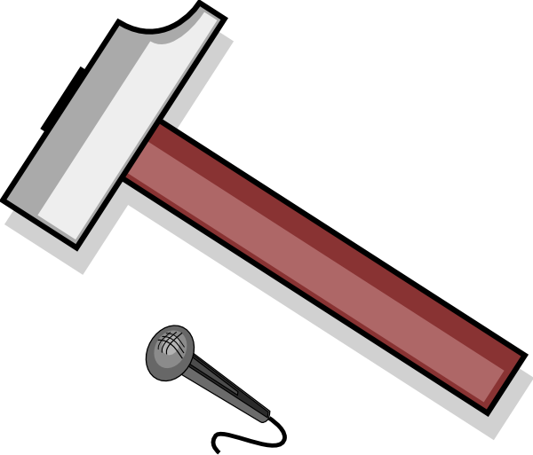 Hammer clip art Free Vector / 4Vector
