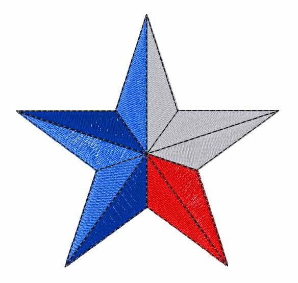 Texas Stars With Miscellaneous Compasses State Floor Tile on ...