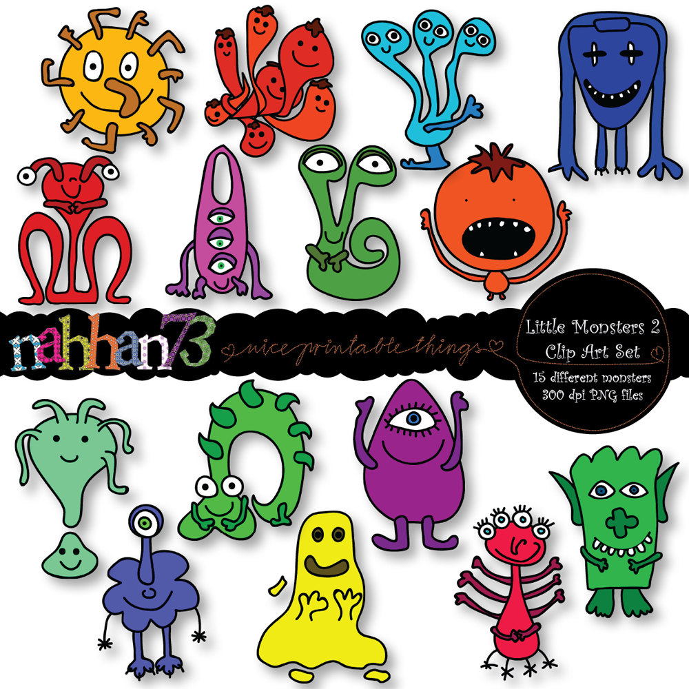 monsters clip art