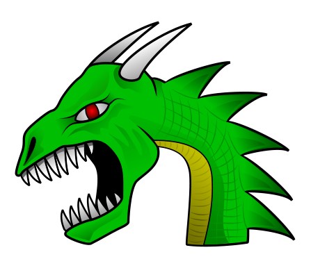 how to draw a dragon, dragon's head