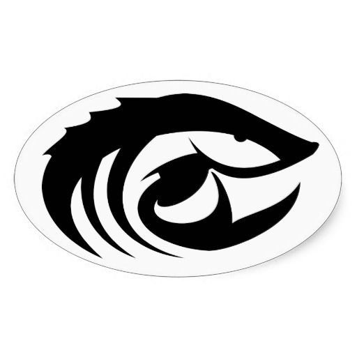 Sturgeon Fish Sticker from Zazzle.