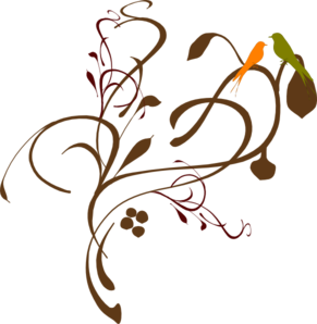 Birds On A Branch clip art - vector clip art online, royalty free ...
