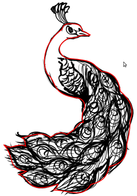 Peacock Drawings - ClipArt Best