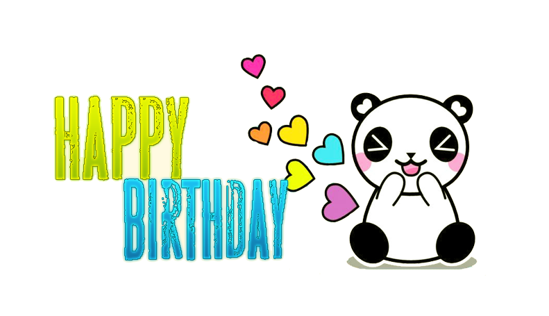 Texto 'Happy Birthday' Png