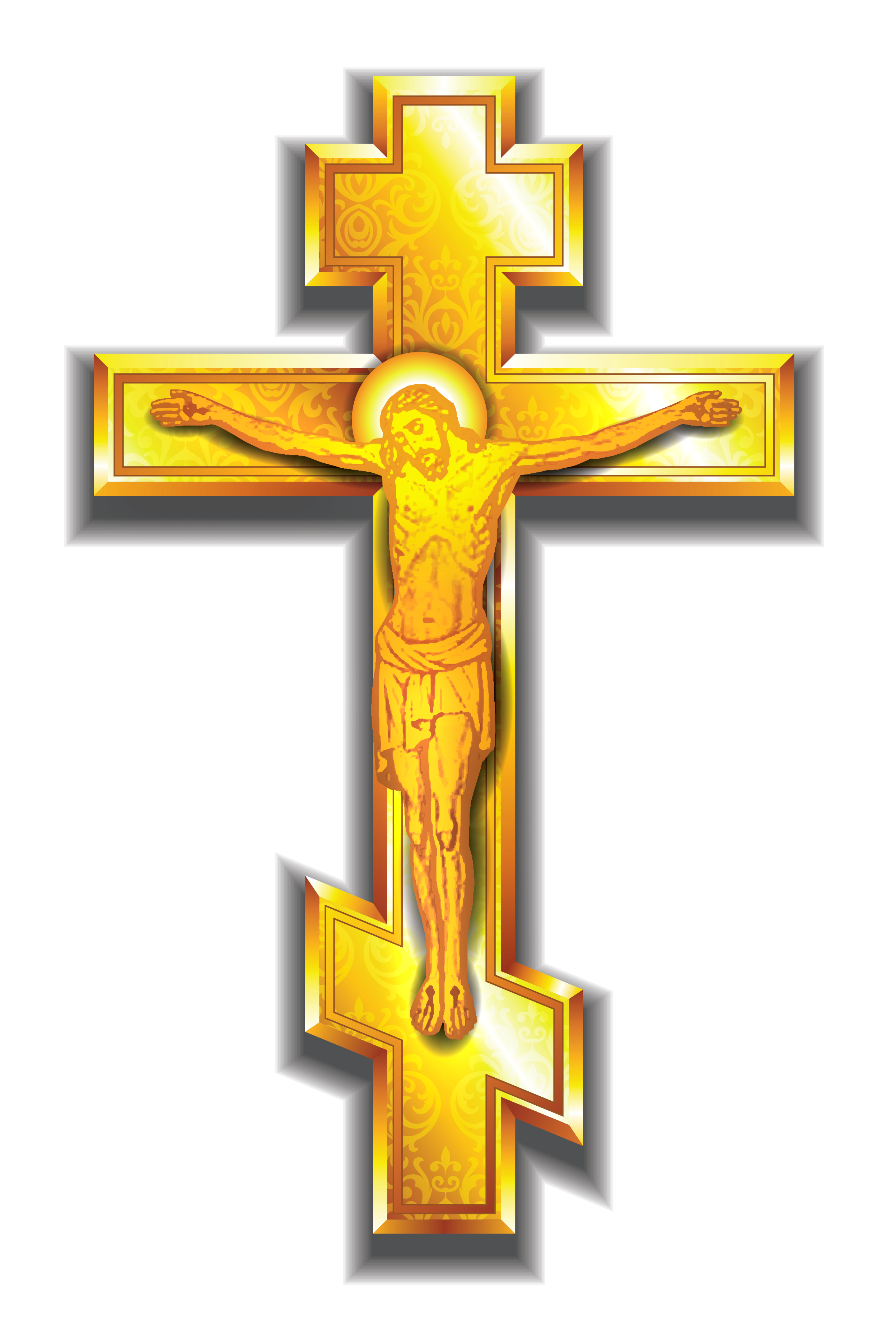 Gold Cross PNG Clipart Picture