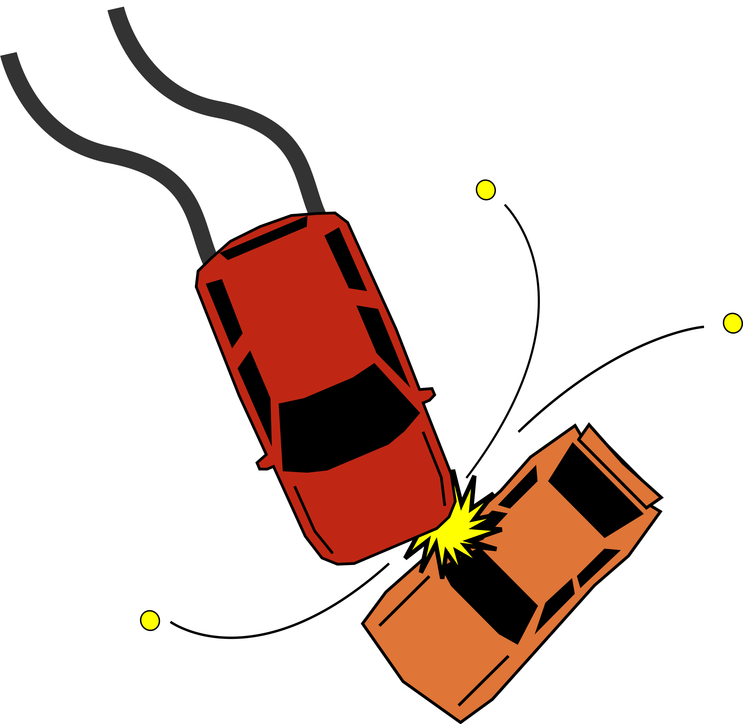 Transparent clipart car crash