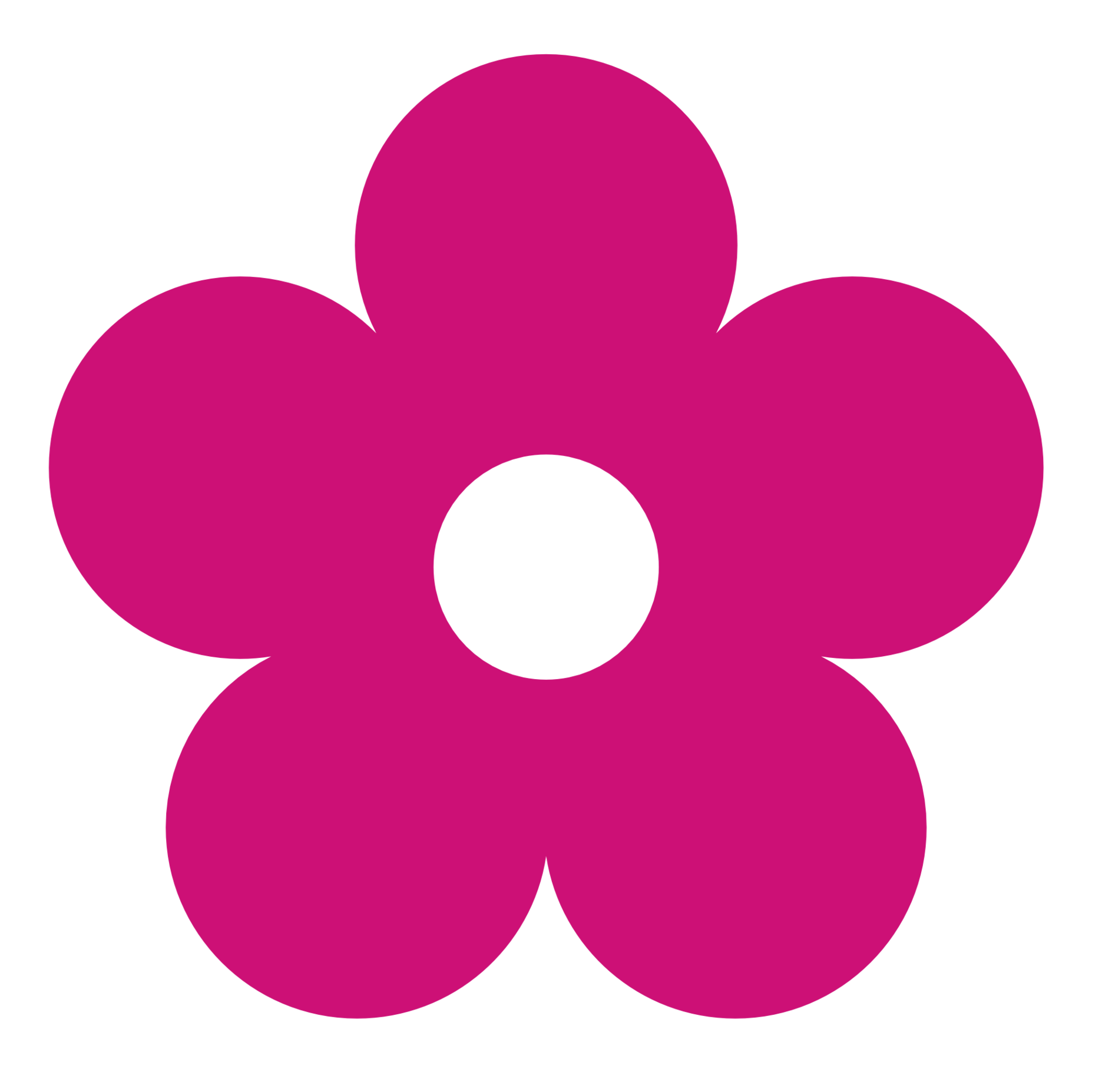 Pink Flower Clip Art - Tumundografico