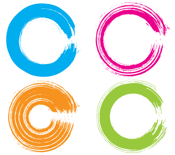 Free Vector Grunge Circle Illustrator | 123Freevectors