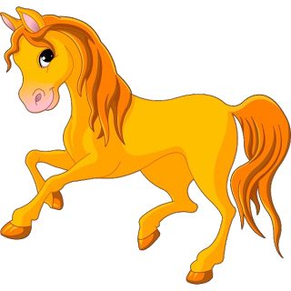 Cartoon Horses Clipart - Cartoon Animal Images