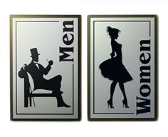 Signs, Bathroom and Wood bathroom