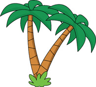 Clip Art Palm Tree Sign Clipart
