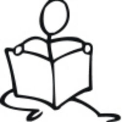 Stick Man Reading Book - ClipArt Best