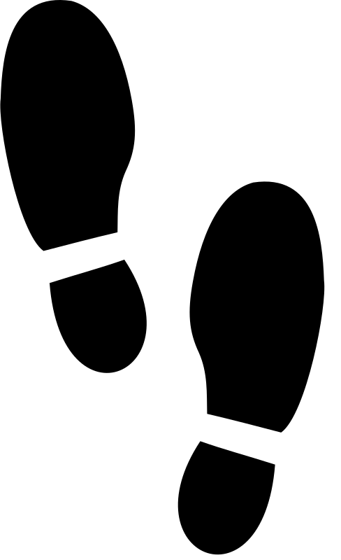 Shoe print clipart png
