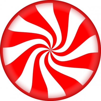 Candy Cane Lollipop Clipart