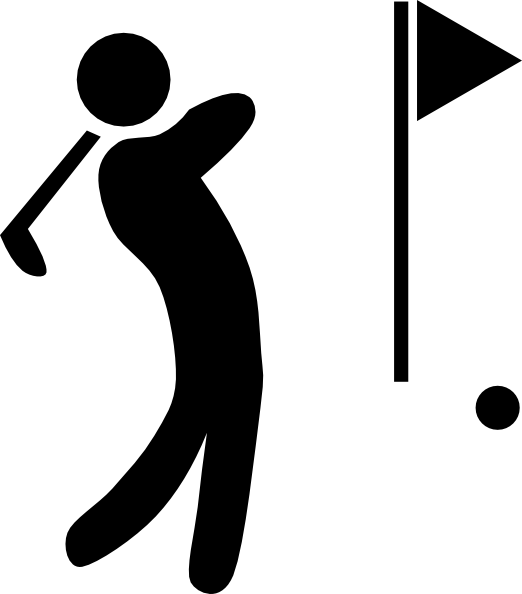 Golf Silhouette Clipart