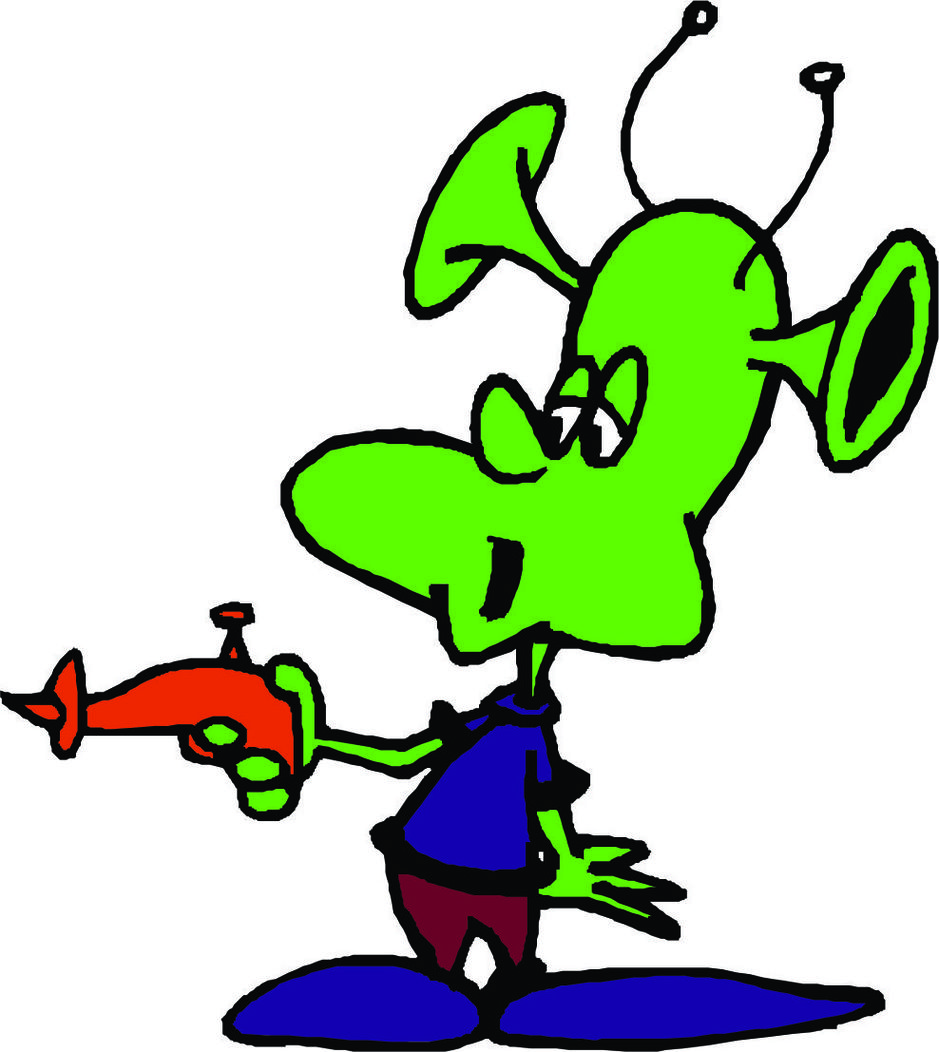 Cartoon Ray Gun Clipart - Free to use Clip Art Resource