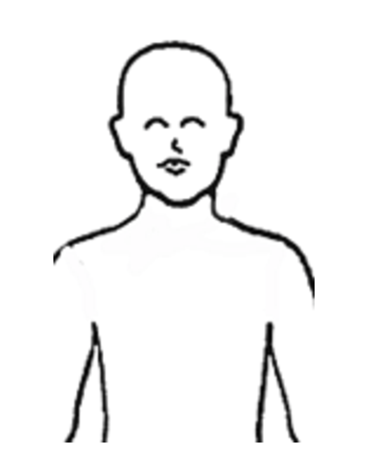 Body Outline Clipart