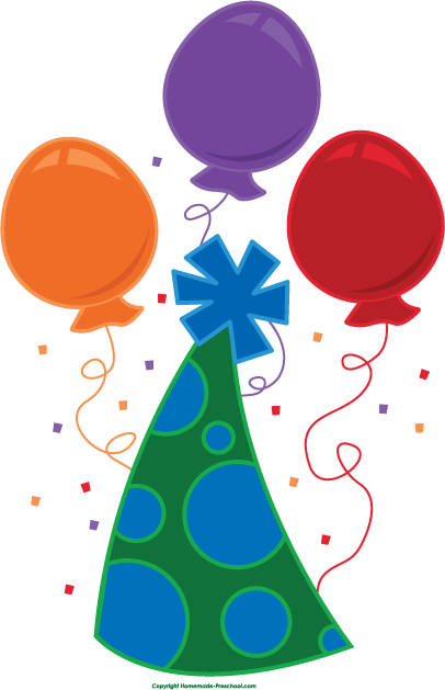 Free Birthday Balloons Clipart