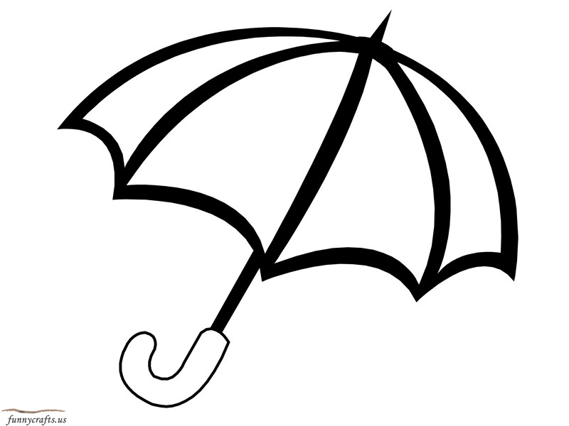 How to Color Rainbow Umbrella Coloring Page Funnycrafts - Free ...