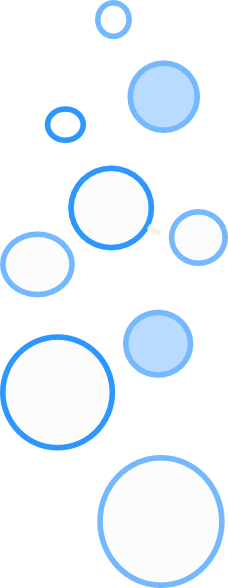 Blue Bubble Number 5 Royalty Free Clipart Picture