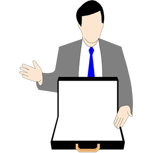 Salesman clipart free