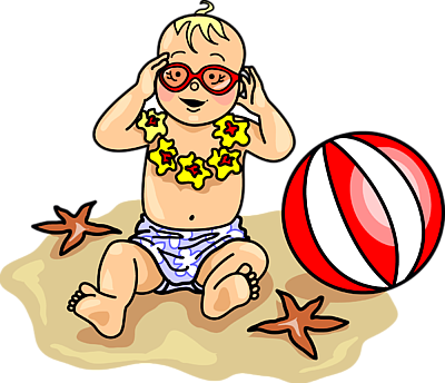 Beach Vacation Clipart - Free Clipart Images