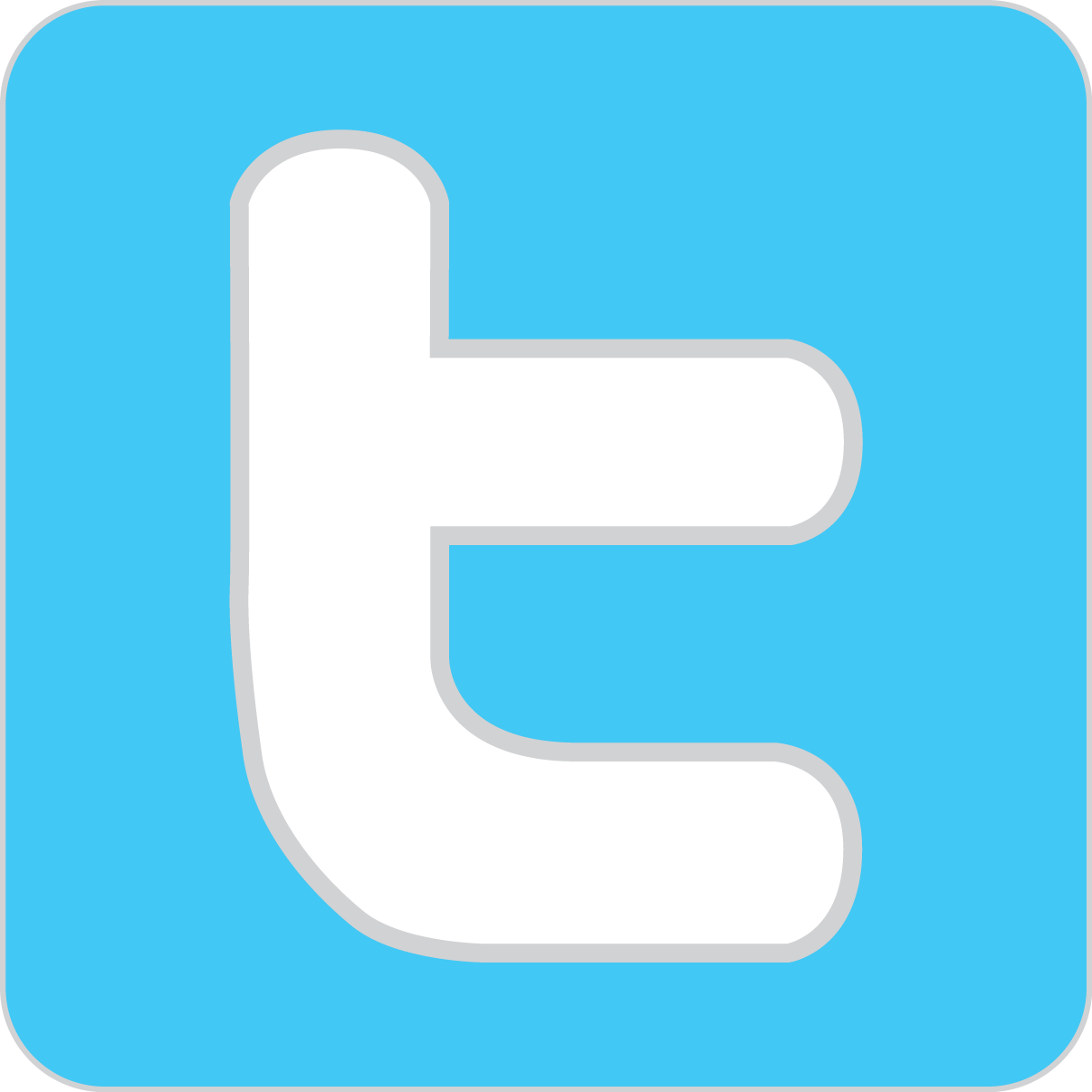 Twitter logo clipart png