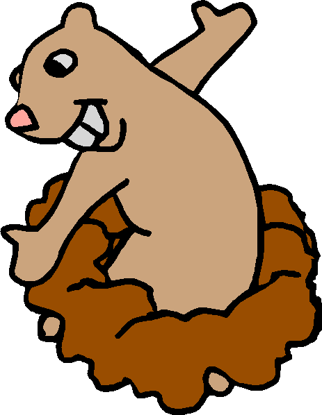 Groundhog Clip Art - Tumundografico