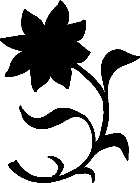 Flowers Silhouette | Free Download Clip Art | Free Clip Art | on ...