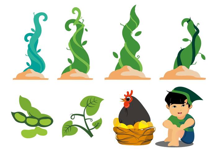 Free Jack and the Beanstalk Vector - Download Free Vector Art ...