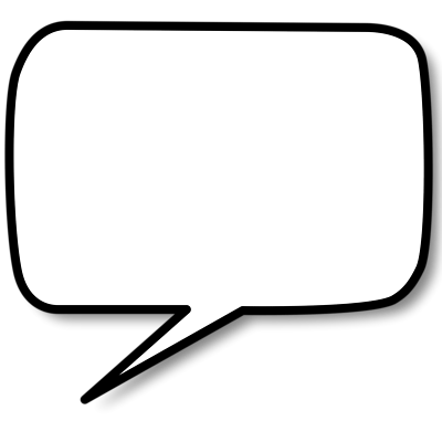 Speech Bubbles Template. add a comment bubble just next to blogger ...