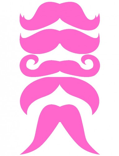 Pink Mustache - ClipArt Best