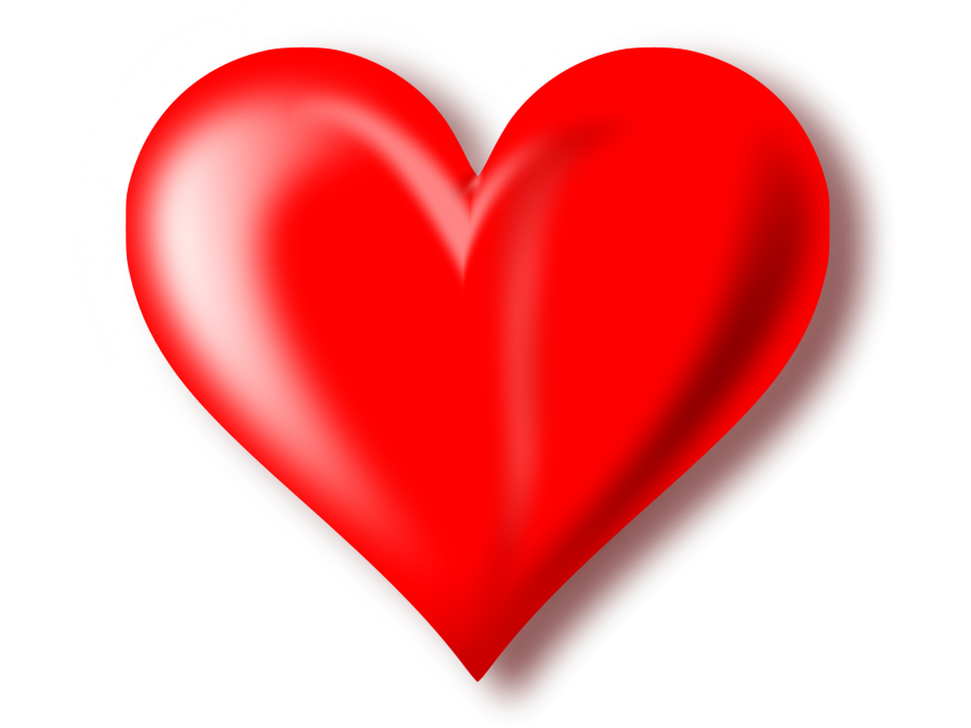 3D Red Heart Transparent Background | PNG Mart