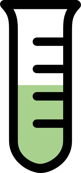 Test Tube Green Clip Art - vector clip art online ...