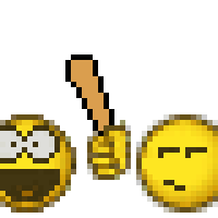 Baseball Bat Hitting Smiley Pictures, Images & Photos | Photobucket