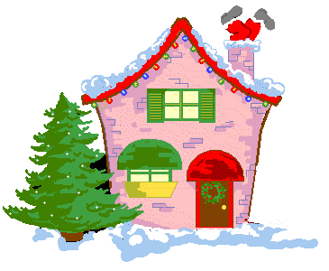 Christmas House Clipart