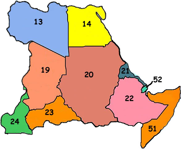 Map Of Africa Countries Game