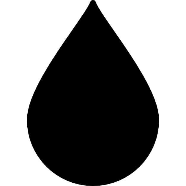 Water droplet silhouette Icons | Free Download