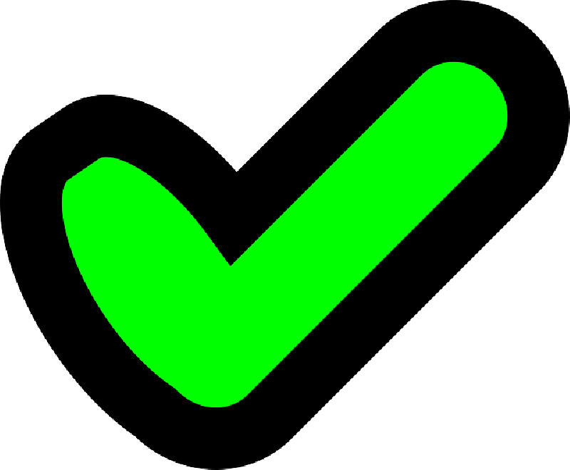 SIGN, BLACK, GREEN, ICON, RIGHT, MARK, SYMBOL, CROSS - Public ...
