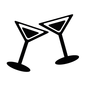 Wine Glass Silhouettes | Silhouettes of Wine Glass Free