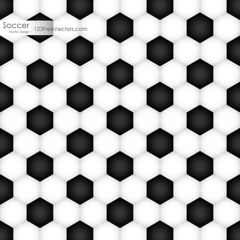 Soccer Ball Texture Background Vector | 123Freevectors