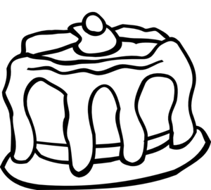 Cake black and white balloon clip art black and white