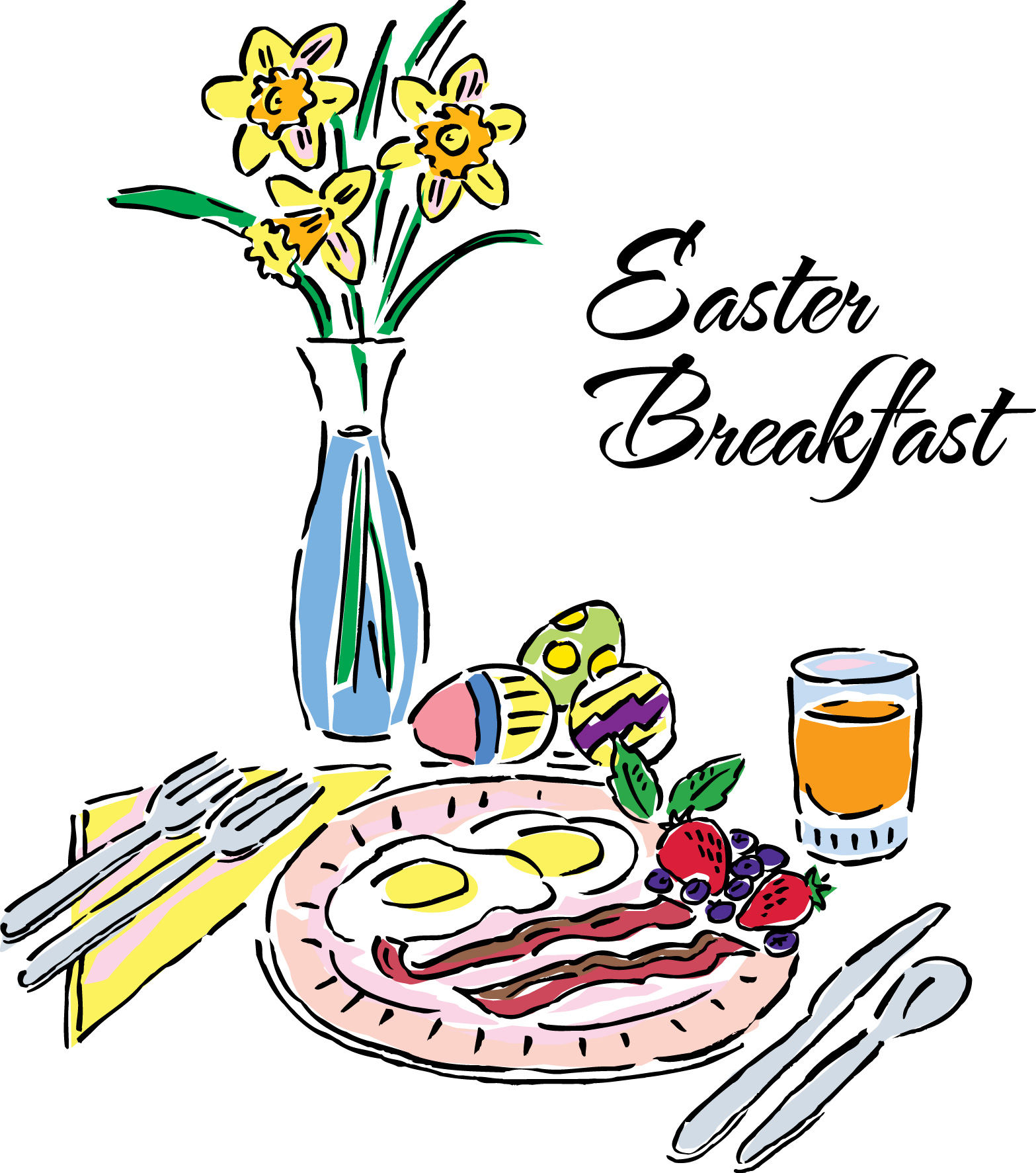 Easter potluck breakfast clipart - ClipartFox