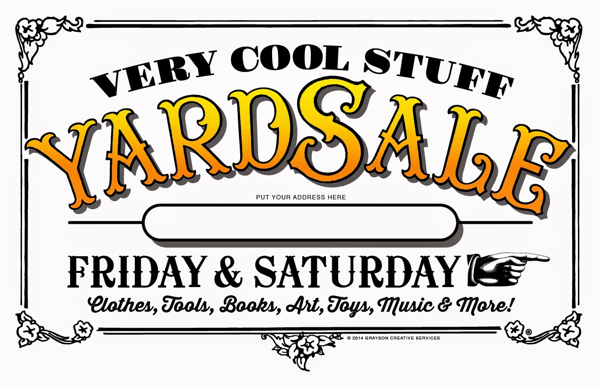 Clip art yard sale