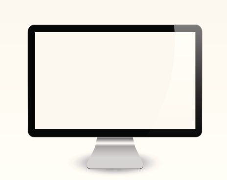 Computer Monitor Clip Art, Vector Images & Illustrations