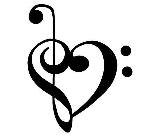 Treble Clef Heart | Treble Clef ...