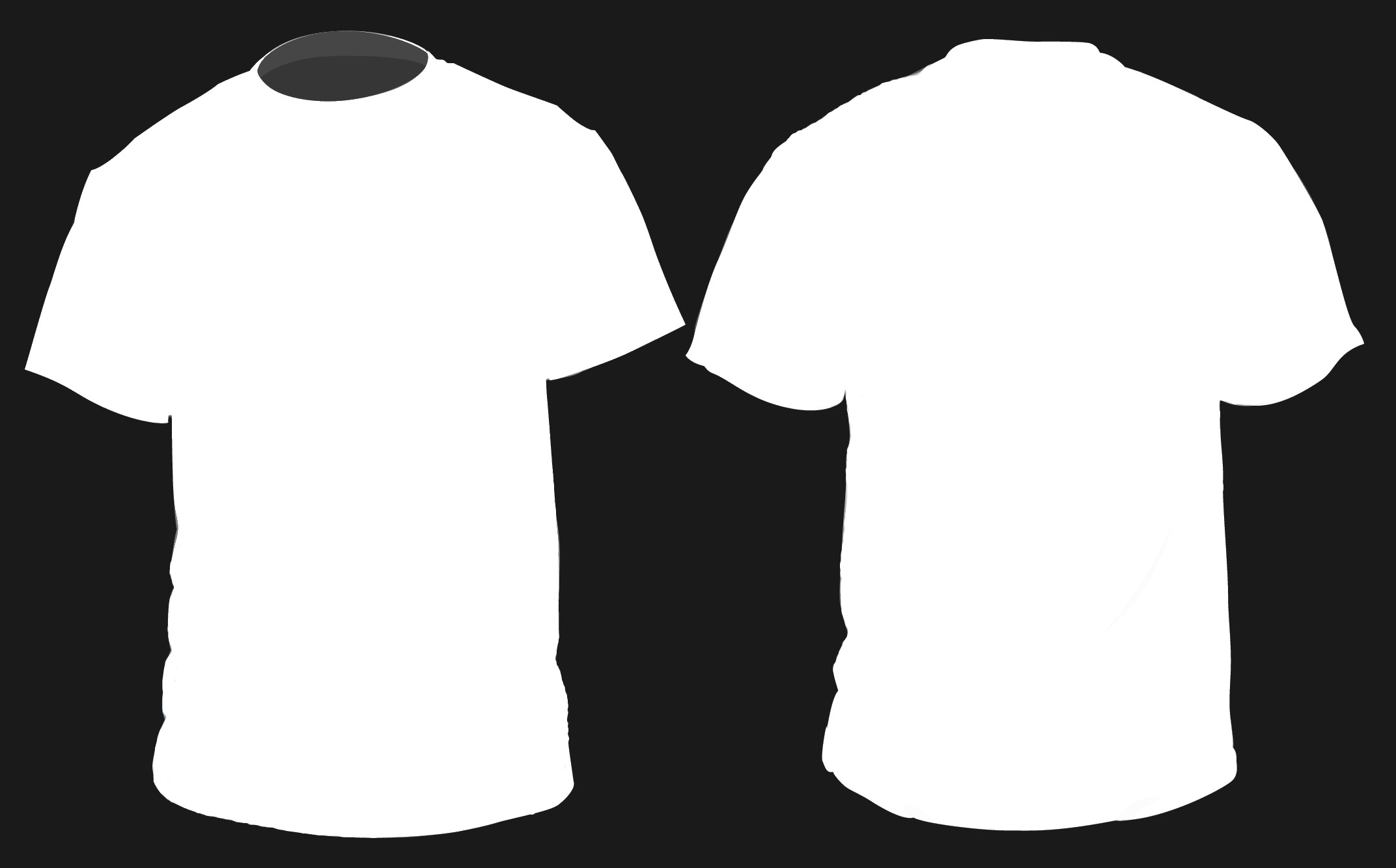 Outline Back Of Blank T Shirt - ClipArt Best