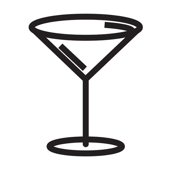 Design Stamp - Martini Glass - Cool Tools