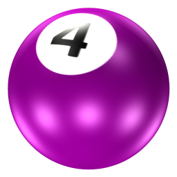 Ball 4 Icon | Pool Ball Iconset | barkerbaggies